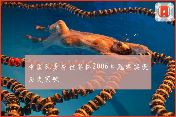 中国队勇夺世界杯2006年冠军实现历史突破
