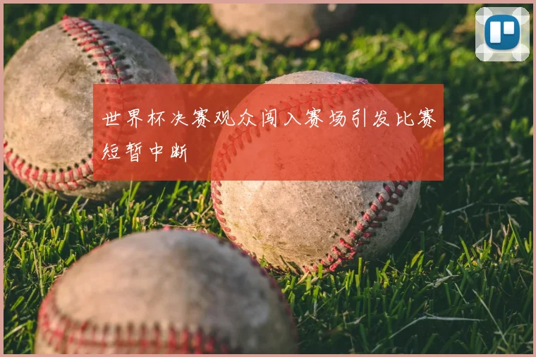 世界杯决赛观众闯入赛场引发比赛短暂中断